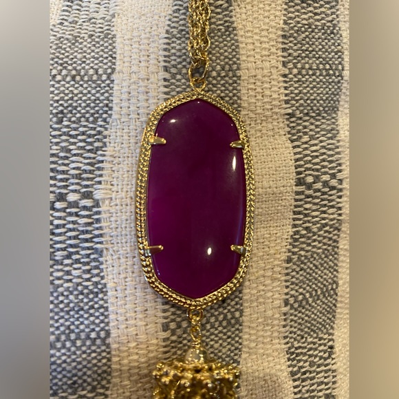 Kendra Scott Rayne Tassel Purple Pendant - Picture 7 of 7